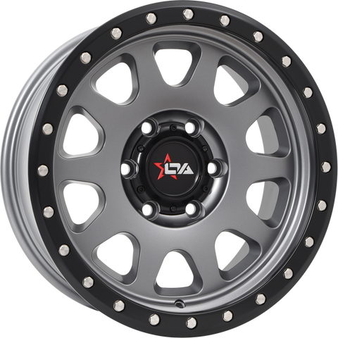 Crusher - Satin Grey w/ Satin Black Lip