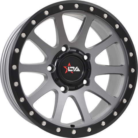 Grinder - Satin Grey w/ Satin Black Lip