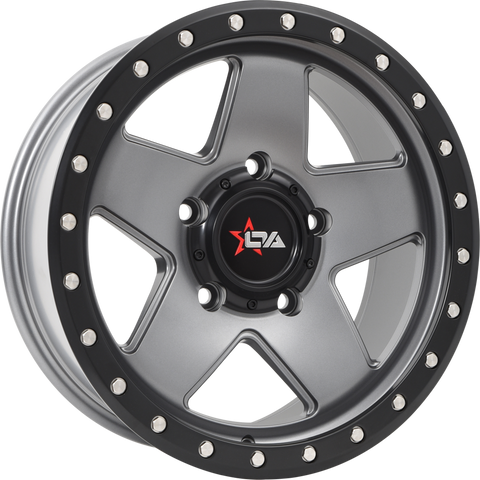 Trench - Satin Grey w/ Satin Black Lip